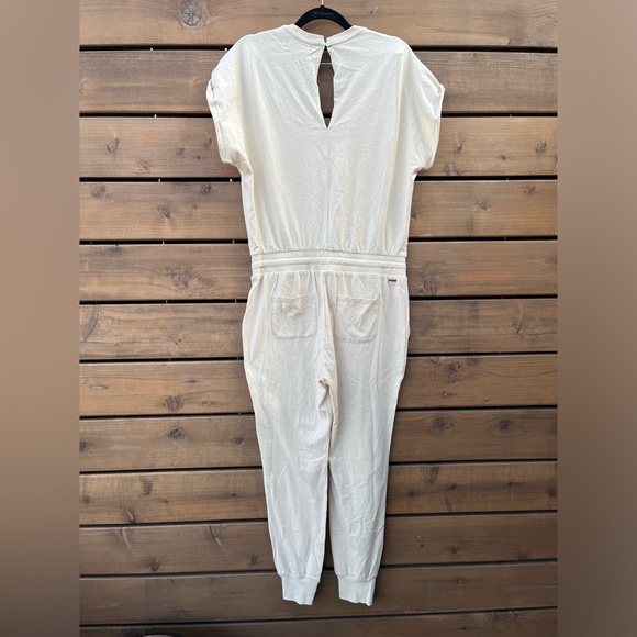 NWT N:philanthropy short-sleeve jumper / jogger, cream, Sz Medium - Picture 4 of 13